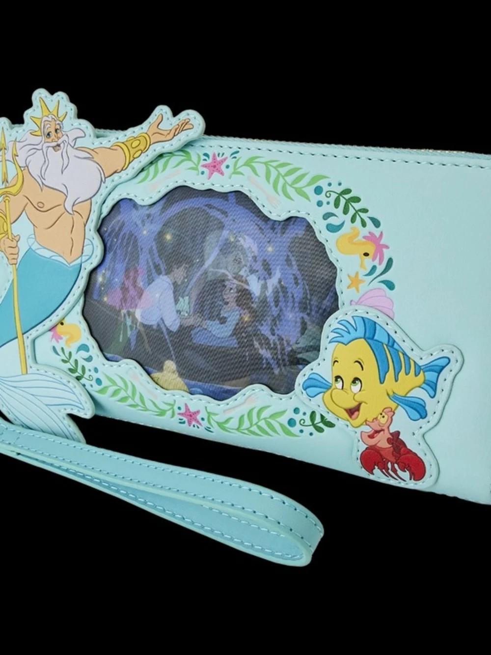 Loungefly Disney Little Mermaid Lenticular Wristlet Wallet